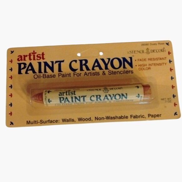 Artist Paint Crayon Dusty Rose Oil Base Stencil Decor Fade Resistant 26560 - Picture 1 of 6